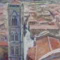 Blick von der Domkuppel in Florenz 40x30cm